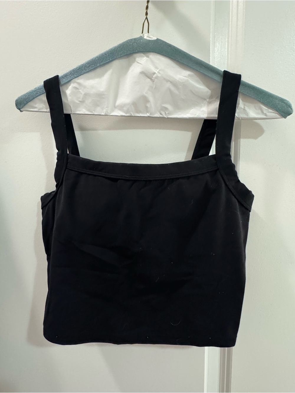 Everyday Black Cropped Tank Top - Women's